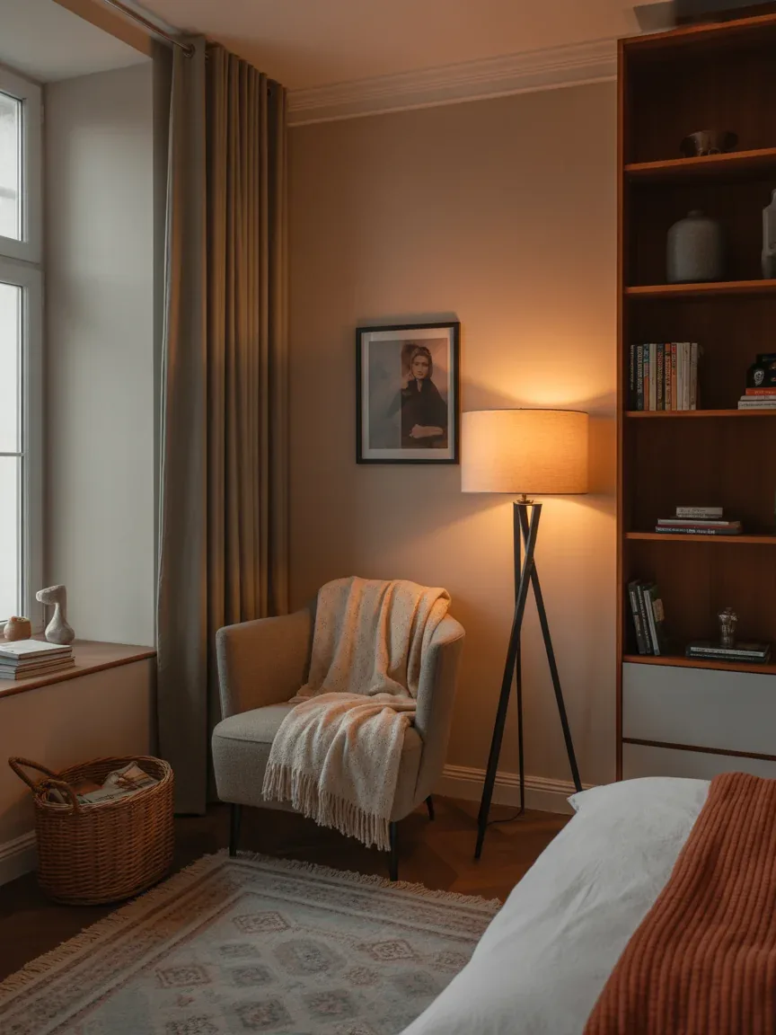 22. Cozy Reading Nook Bedroom Combo 22. Cozy Reading Nook Bedroom Combo