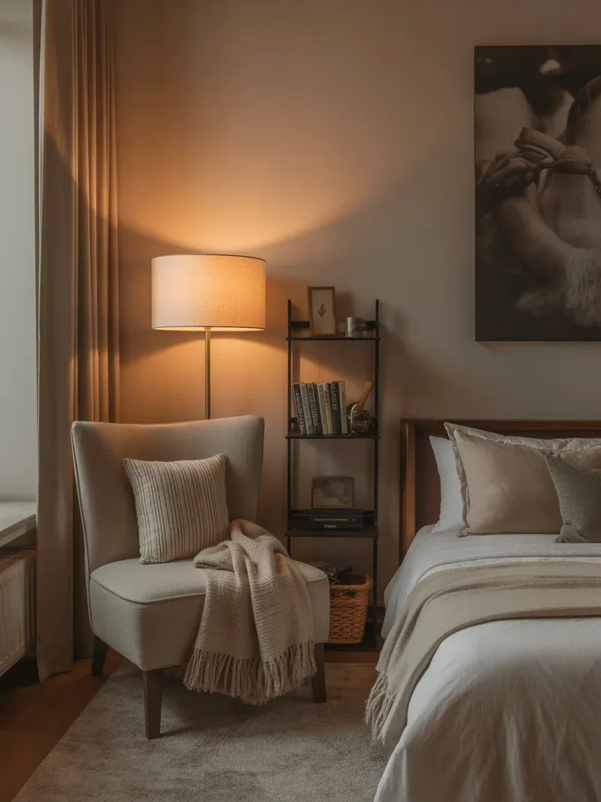 16. Cozy Reading Nook Bedroom Combo 16. Cozy Reading Nook Bedroom Combo