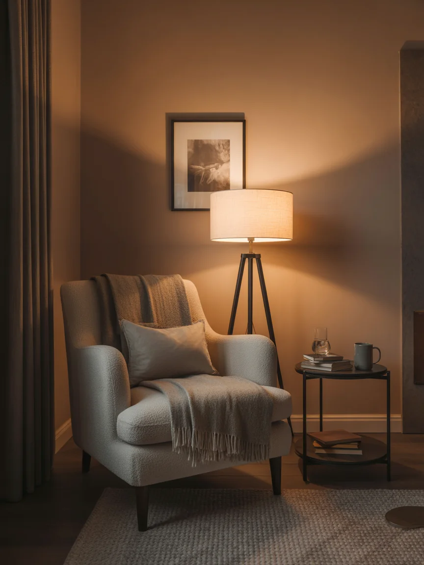 1. Cozy Reading Nook With Soft Layers