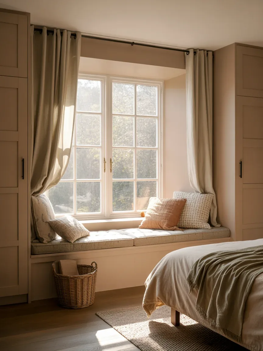 9. Cozy Window Nook Bedroom 9. Cozy Window Nook Bedroom