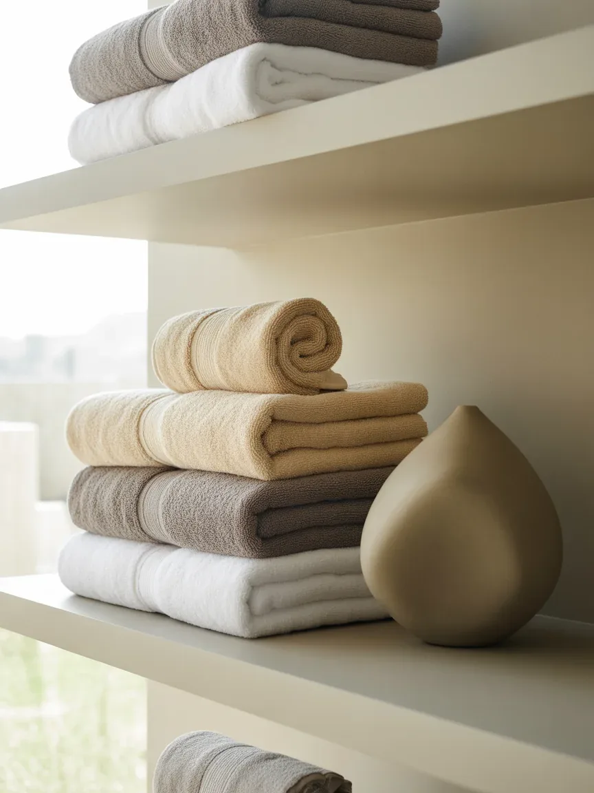 Create a Hotel-Style Towel Display Create a Hotel-Style Towel Display