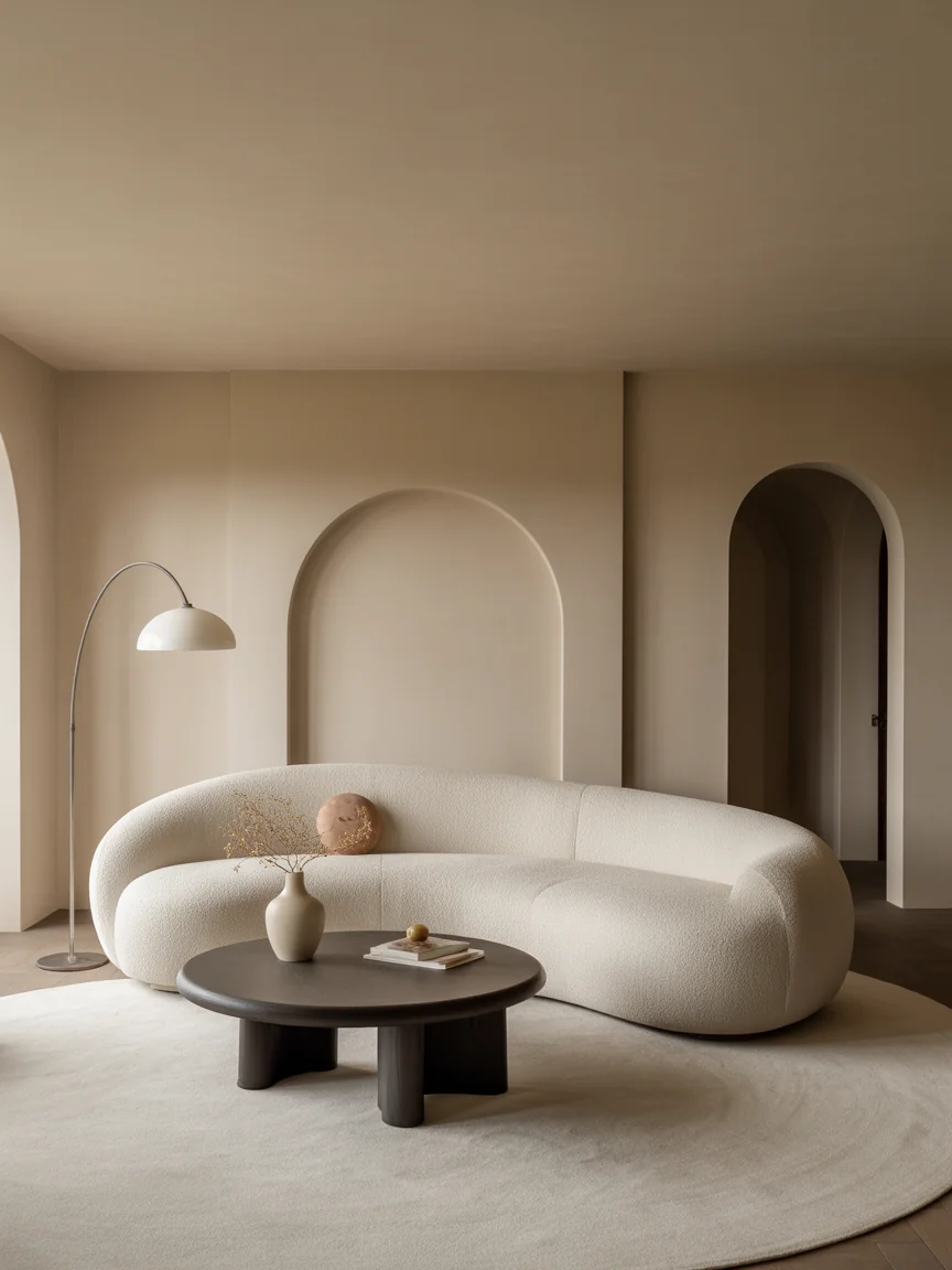 21. Curved Furniture Flow