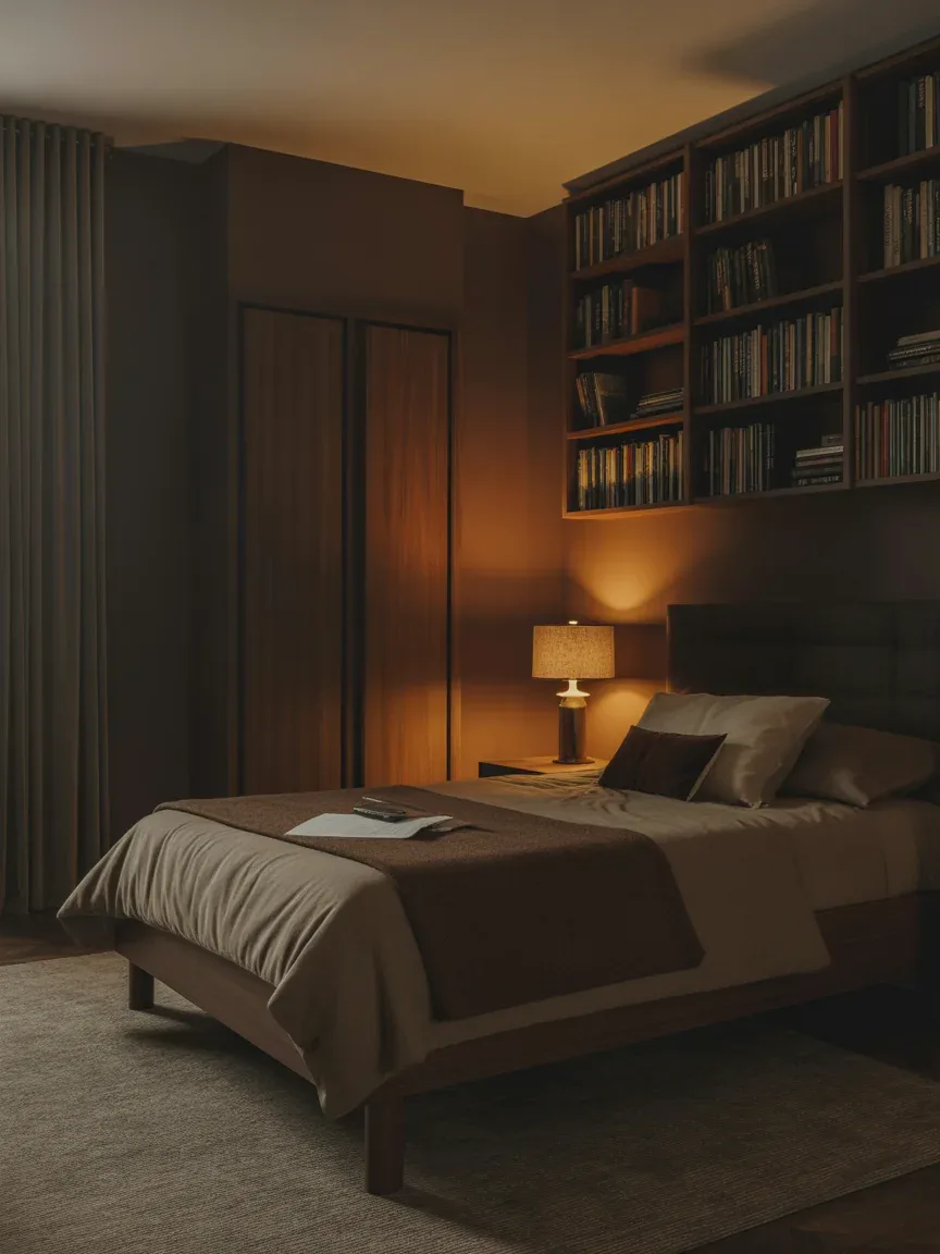 15. Dark Academia Bedroom Retreat 15. Dark Academia Bedroom Retreat