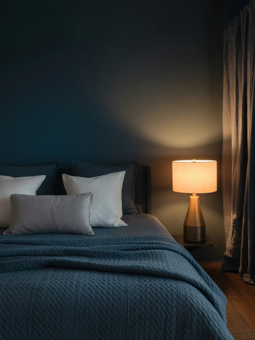 20. Dark & Cozy Cocoon Bedroom 20. Dark & Cozy Cocoon Bedroom