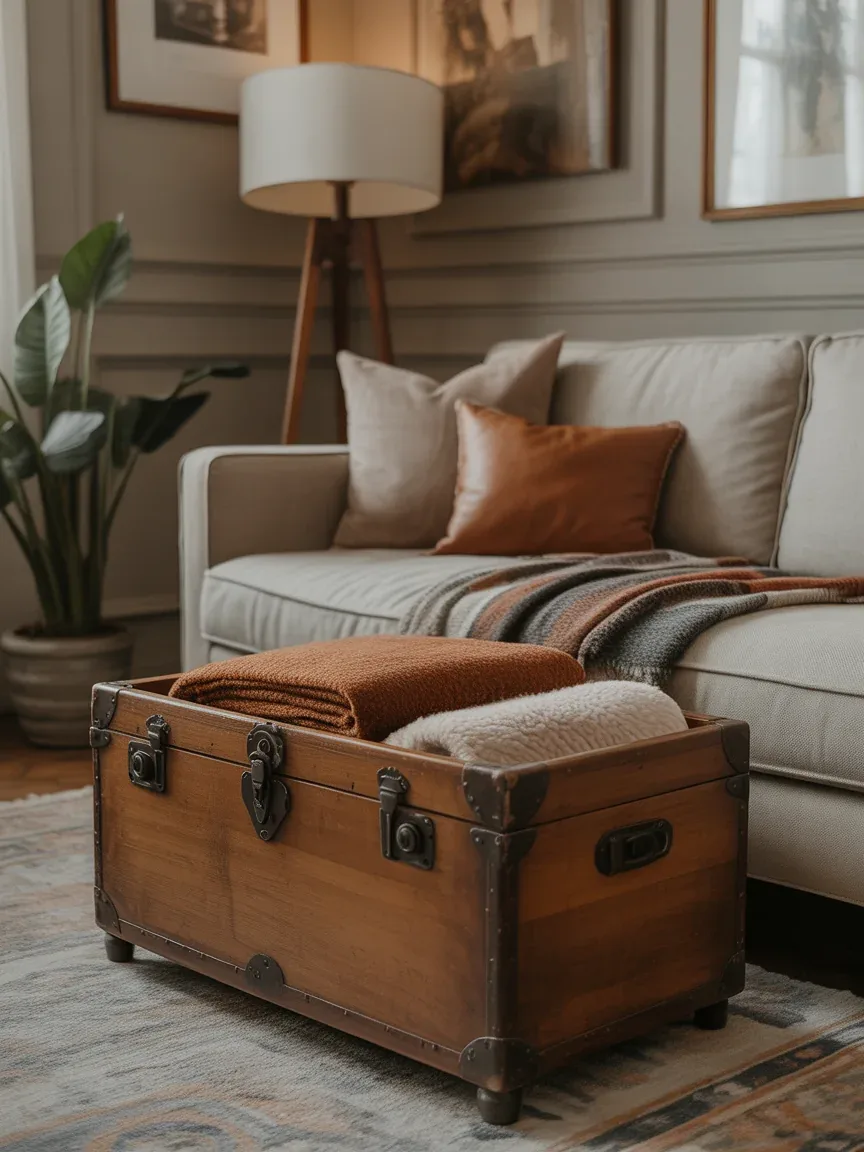 6. Decorative Blanket Trunk 6. Decorative Blanket Trunk