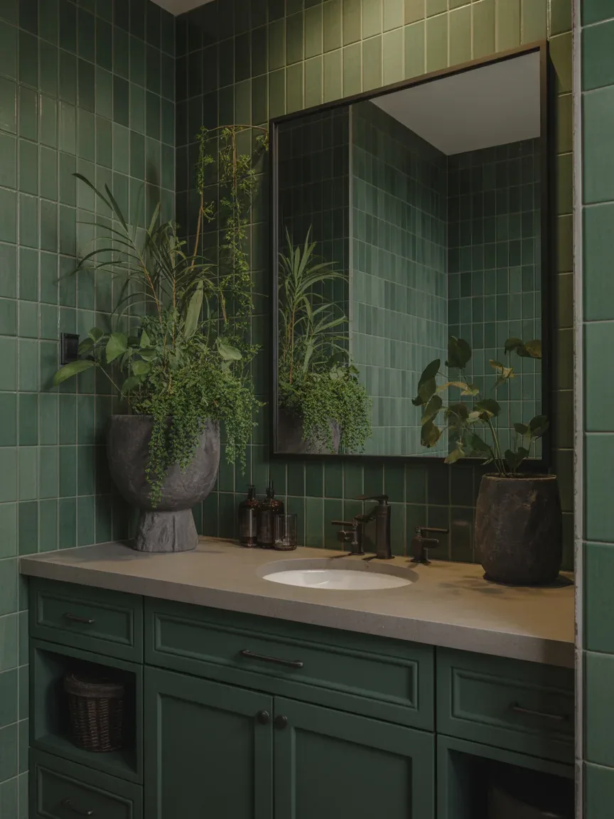 5. Deep Green and Black Botanical Escape 5. Deep Green and Black Botanical Escape