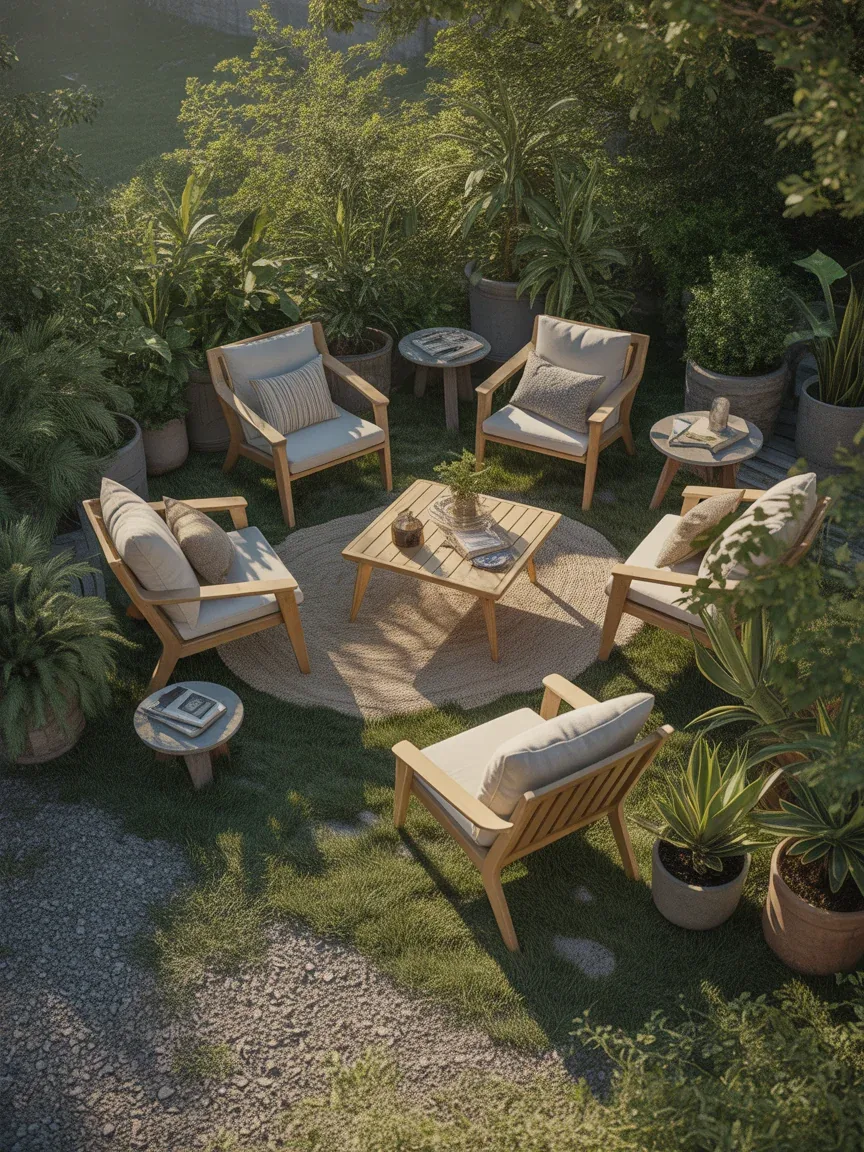 Define a Seating Area Without Building a Deck Define a Seating Area Without Building a Deck