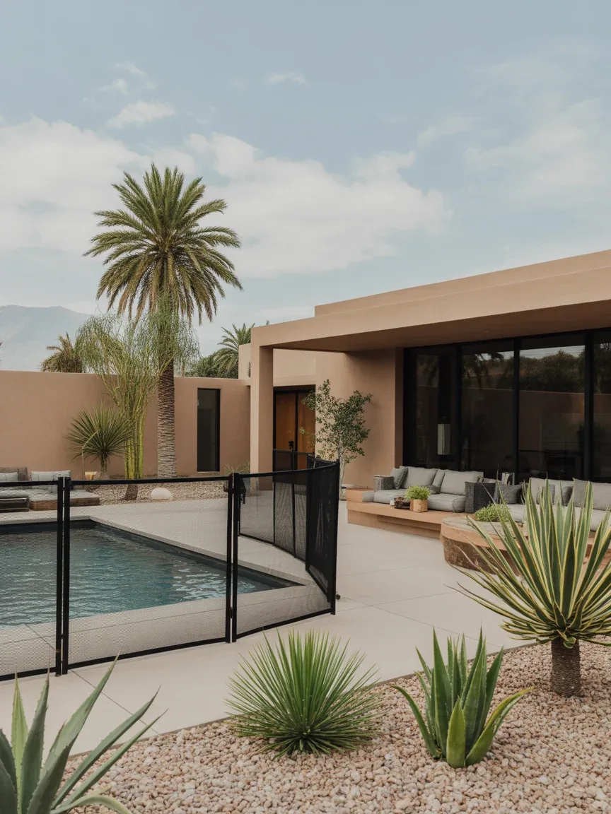 19. Desert Modern Fence Design 19. Desert Modern Fence Design