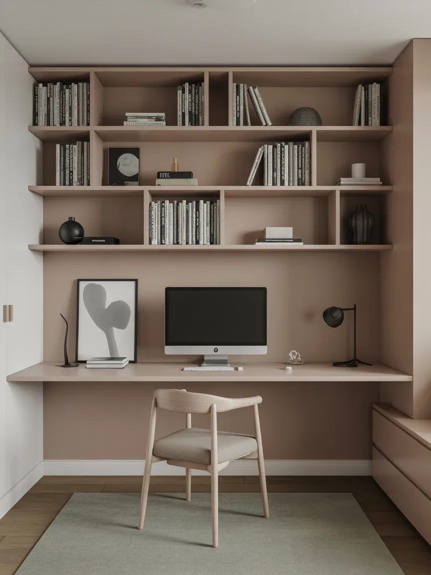 13. Desk + Bookshelf Combo Wall 13. Desk + Bookshelf Combo Wall