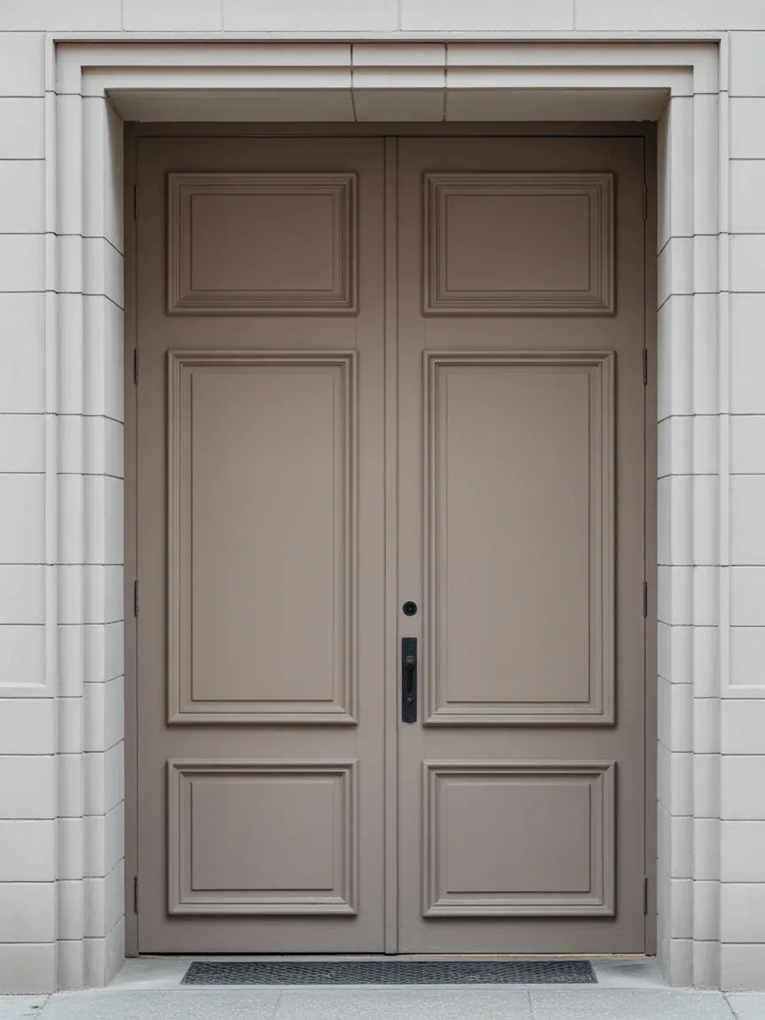 19. Double Doors With Oversized Panels 19. Double Doors With Oversized Panels
