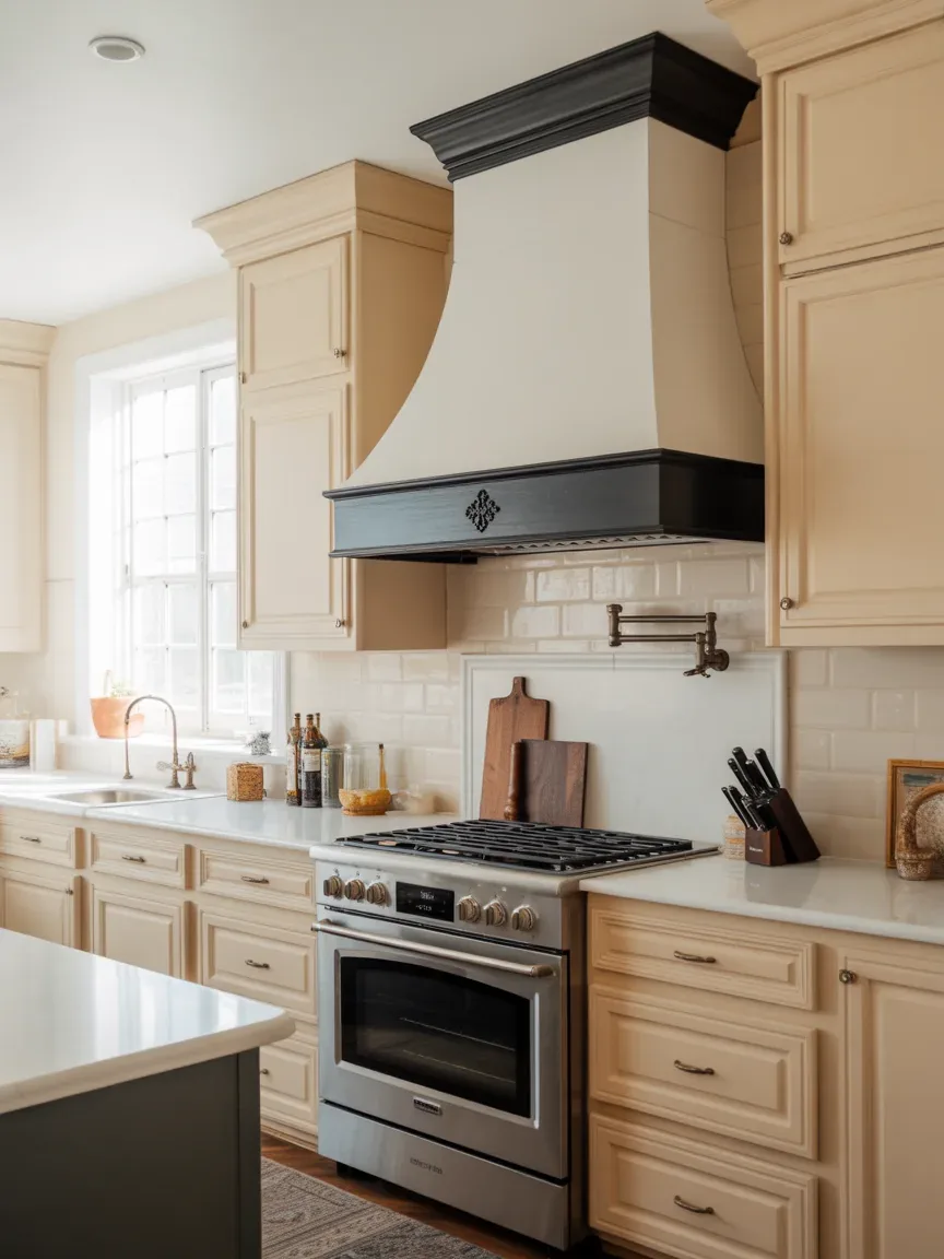 14. Double-Tone Hood With Contrast Trim 14. Double-Tone Hood With Contrast Trim