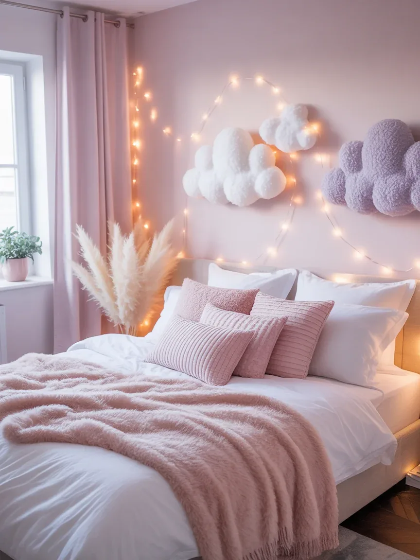 4. Dreamy Pastel Cloud Bedroom 4. Dreamy Pastel Cloud Bedroom