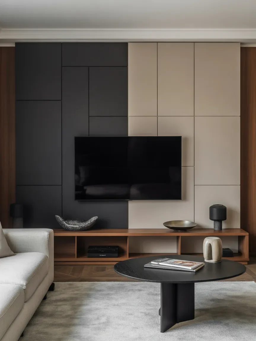 18. Dual-Tone Contrast Wall 18. Dual-Tone Contrast Wall