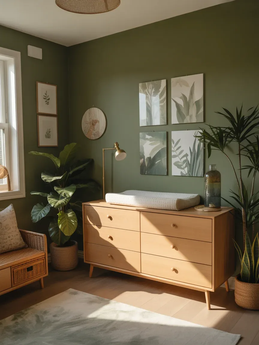 5. Earthy Green Nature Retreat 5. Earthy Green Nature Retreat