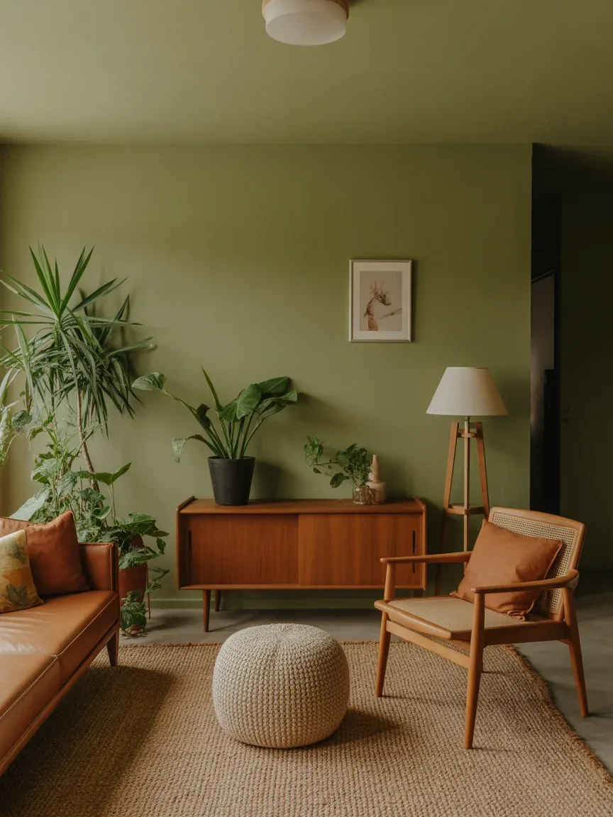 12. Earthy Mid-Century Nature Retreat 12. Earthy Mid-Century Nature Retreat