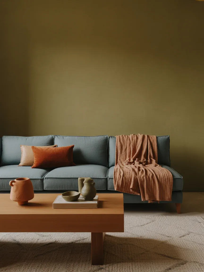 6. Earthy Organic Space With Denim Blue 6. Earthy Organic Space With Denim Blue