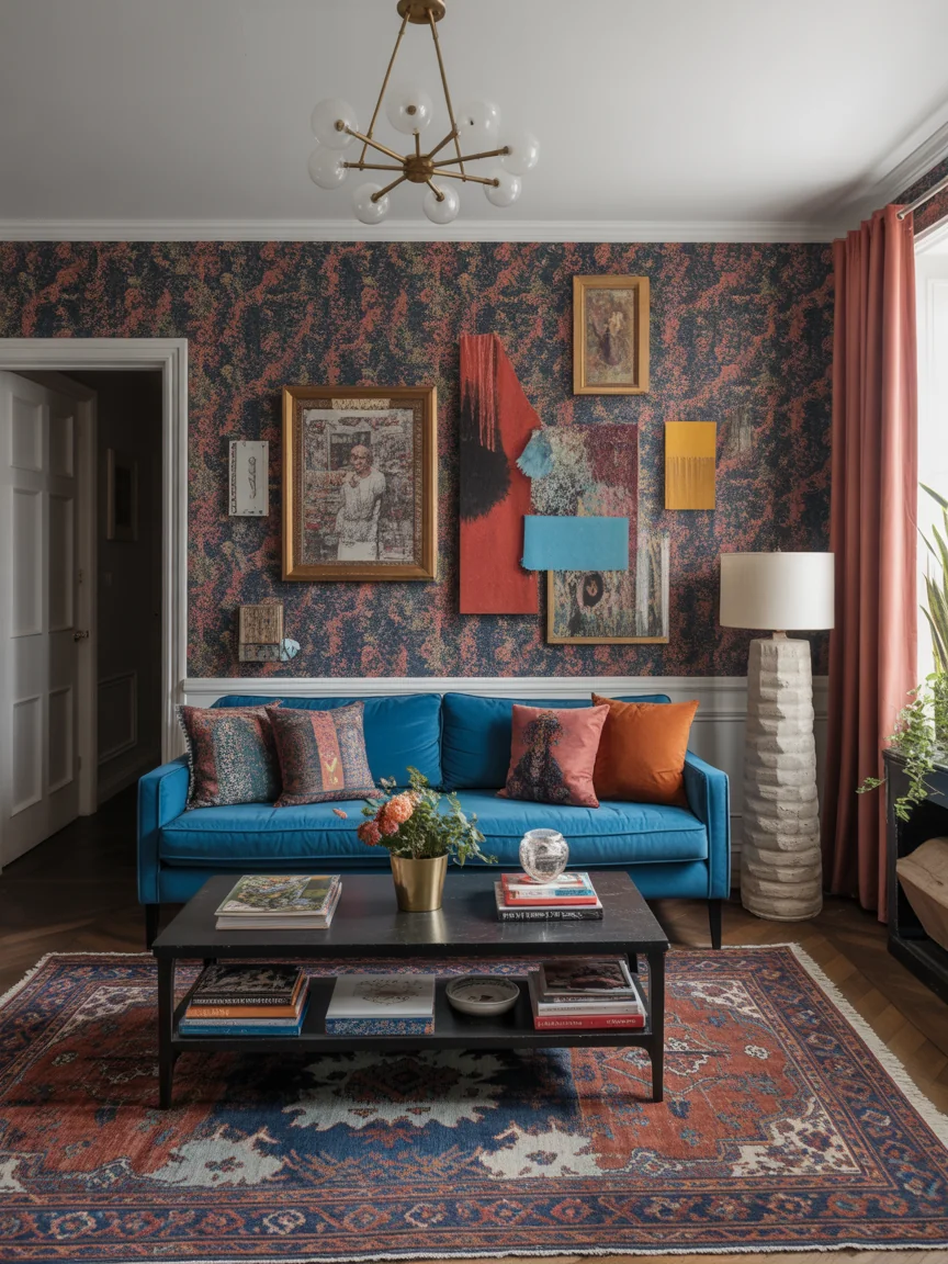 21. Eclectic Maximalist With Pattern Play