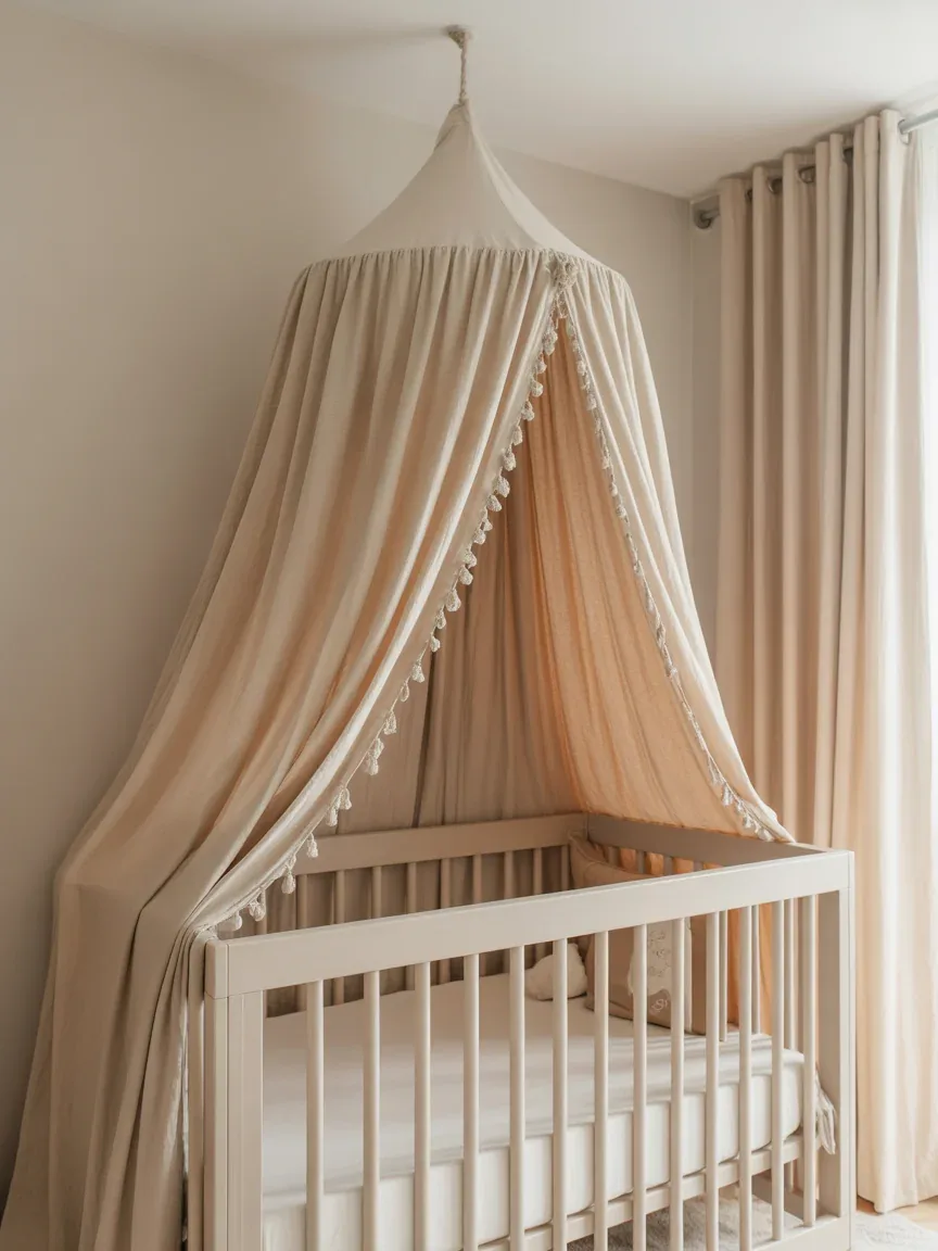 18. Elegant Canopy Crib Nursery 18. Elegant Canopy Crib Nursery