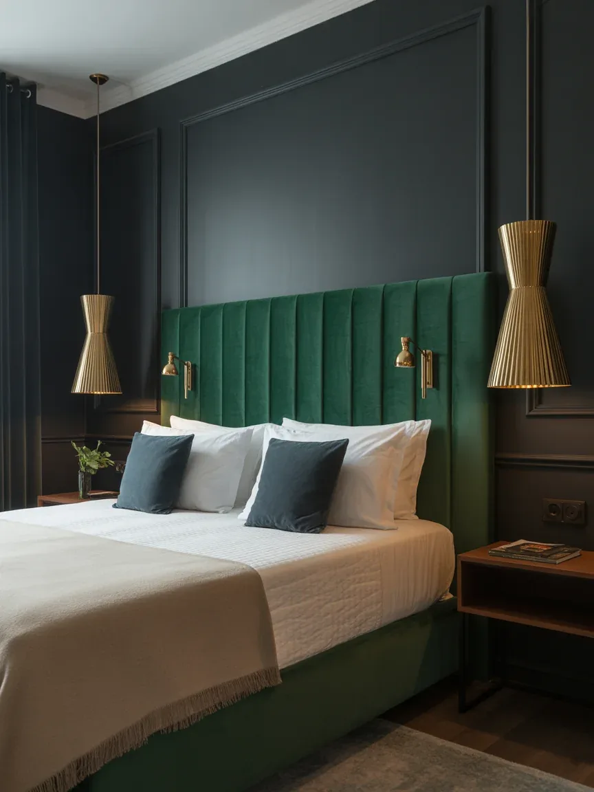7. Emerald Green and Gold Luxe Look 7. Emerald Green and Gold Luxe Look