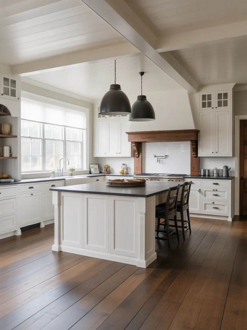 14. Espresso Stained Oak Dramatic Farmhouse Floor 14. Espresso Stained Oak Dramatic Farmhouse Floor