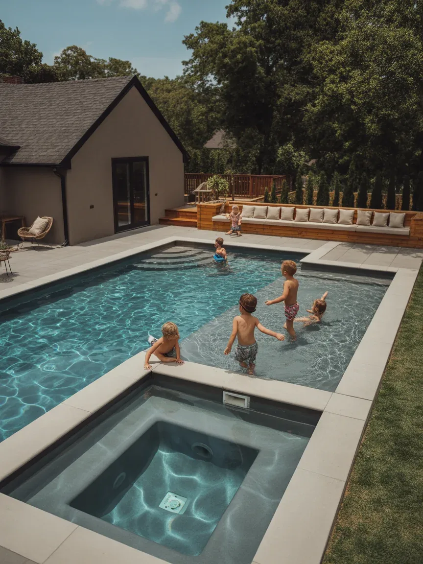 11. Family-Friendly Activity Pool With Zones for Everyone 11. Family-Friendly Activity Pool With Zones for Everyone