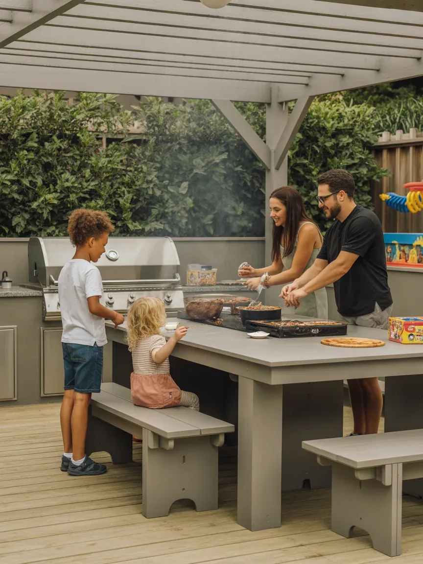 8. Family-Friendly BBQ Zone 8. Family-Friendly BBQ Zone