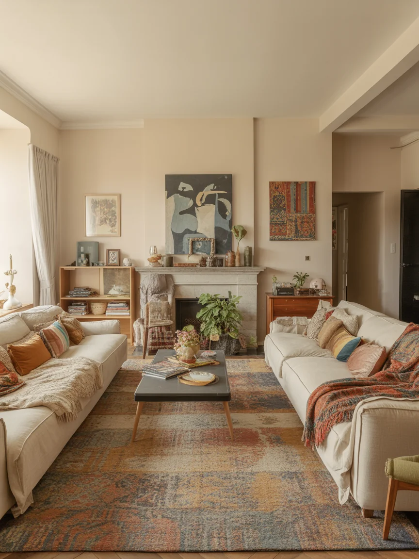 24. Family-Friendly Cozy Maximalism