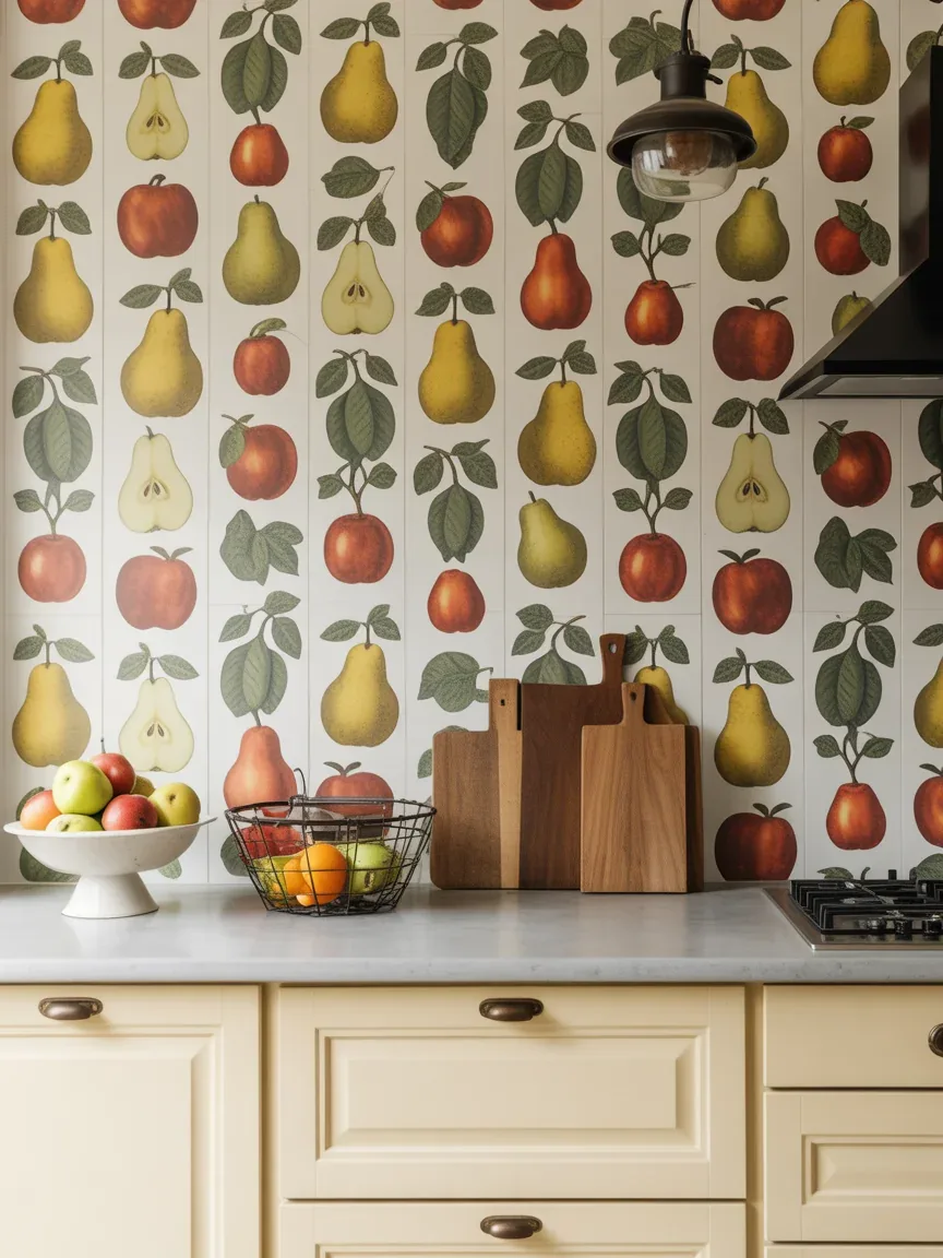 21. Farmhouse Fruit Print Vintage Kitchen 21. Farmhouse Fruit Print Vintage Kitchen