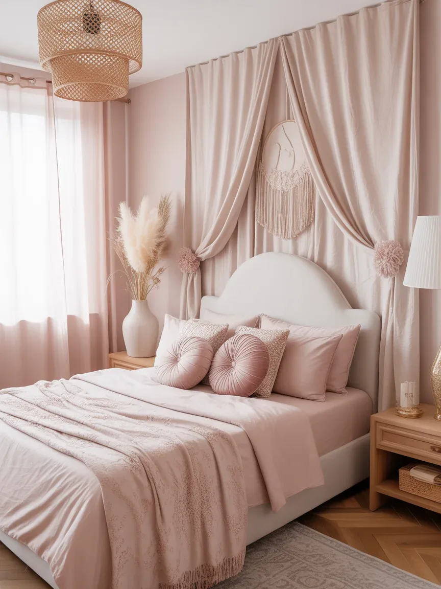 14. Feminine Blush Boho Retreat 14. Feminine Blush Boho Retreat