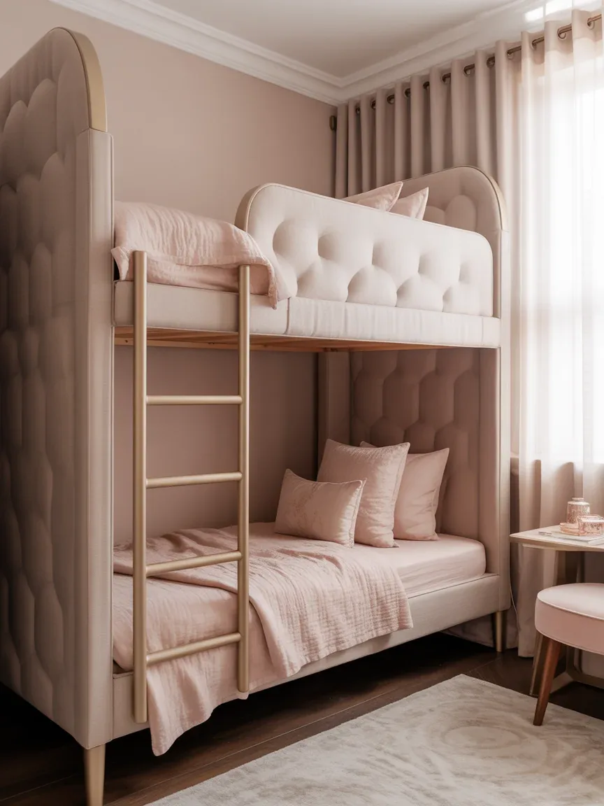 15. Feminine Soft Glam Bunks 15. Feminine Soft Glam Bunks
