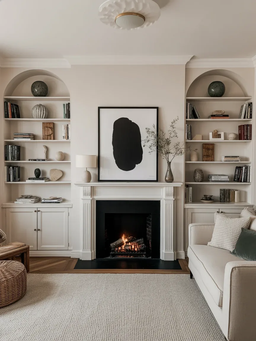 19. Fireplace Surround Shelves 19. Fireplace Surround Shelves