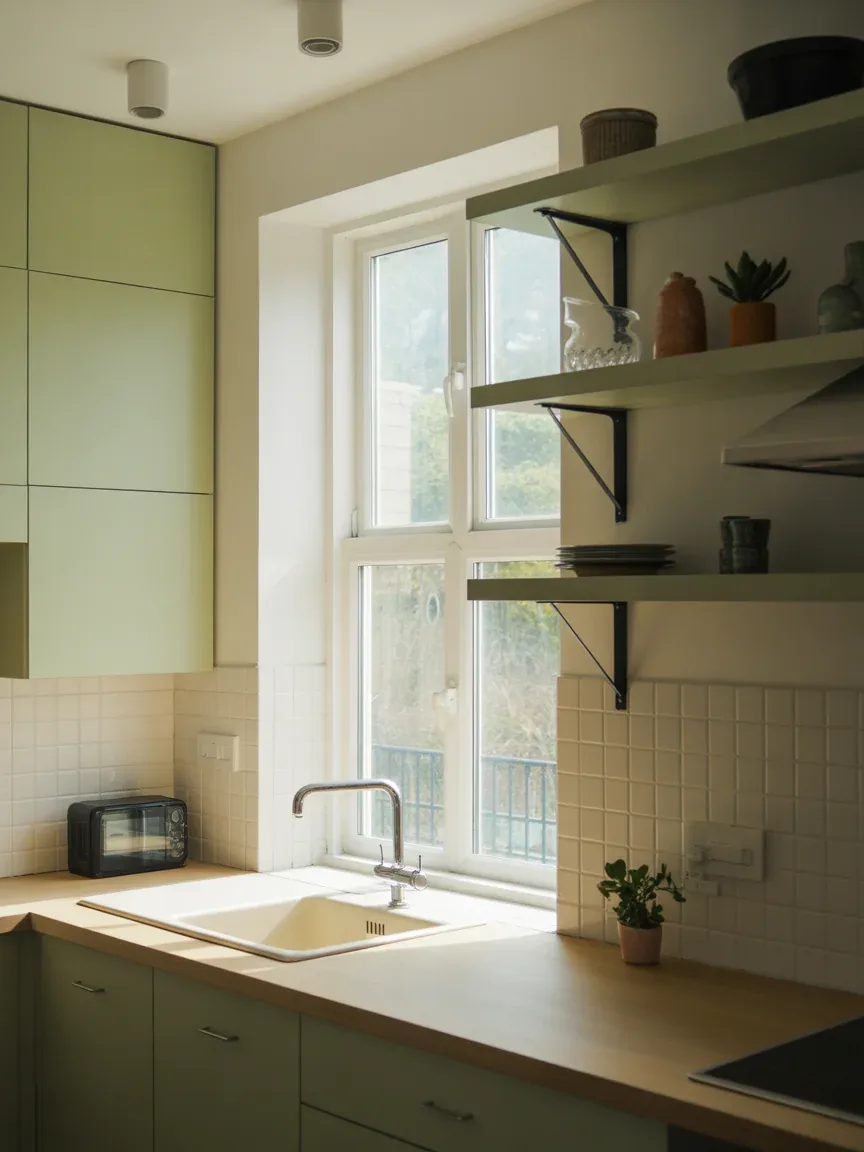 21. Floating Shelves Over Windows 21. Floating Shelves Over Windows