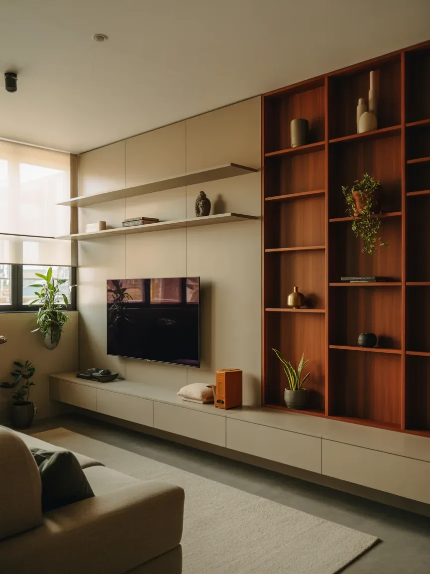 Floating vs Built-In Media Wall Ideas That Maximize Small Living Room Space