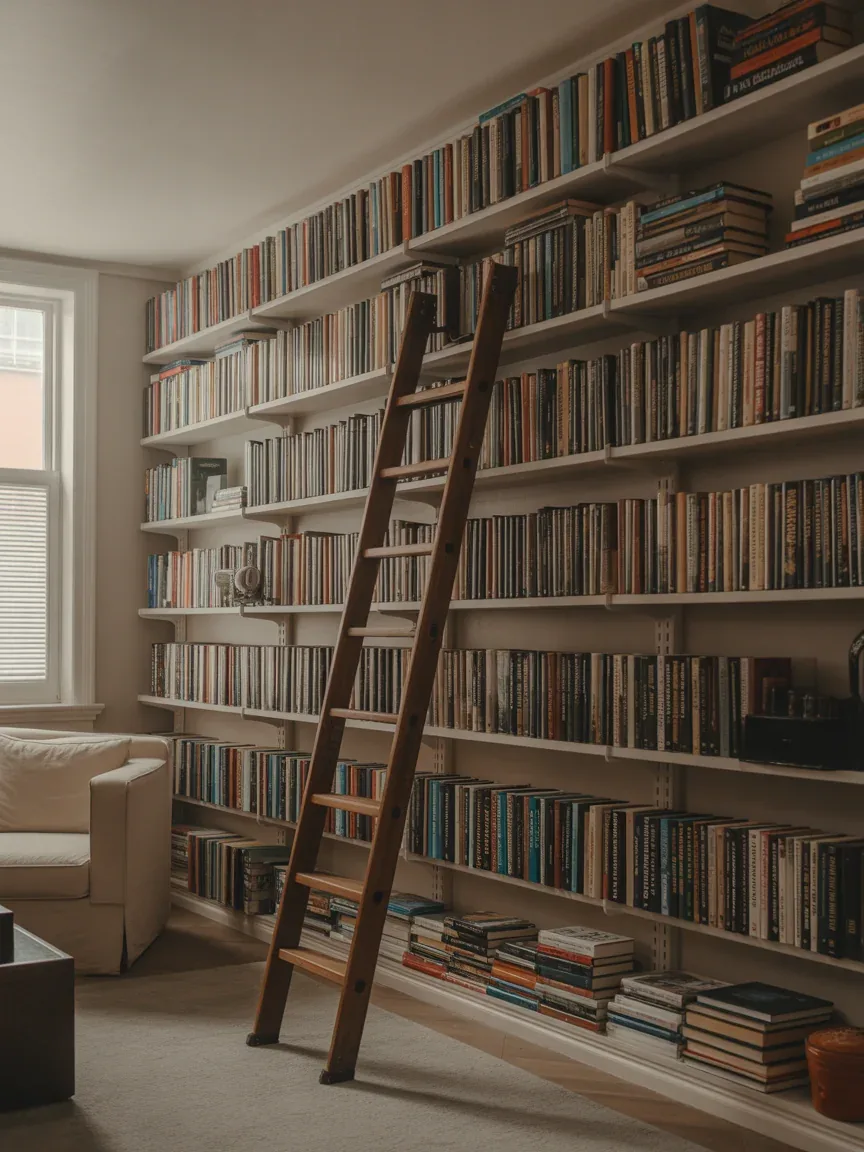 1. Floor-To-Ceiling Library Wall 1. Floor-To-Ceiling Library Wall