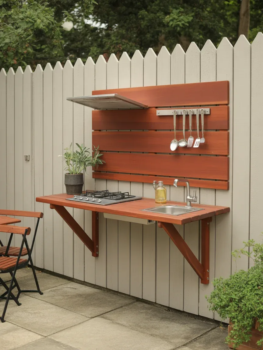 6. Fold-Down Wall Kitchen 6. Fold-Down Wall Kitchen