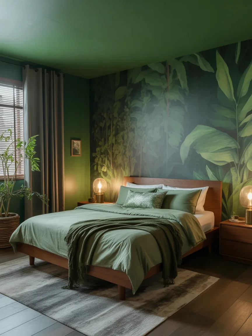 13. Forest Retreat With Deep Greens 13. Forest Retreat With Deep Greens