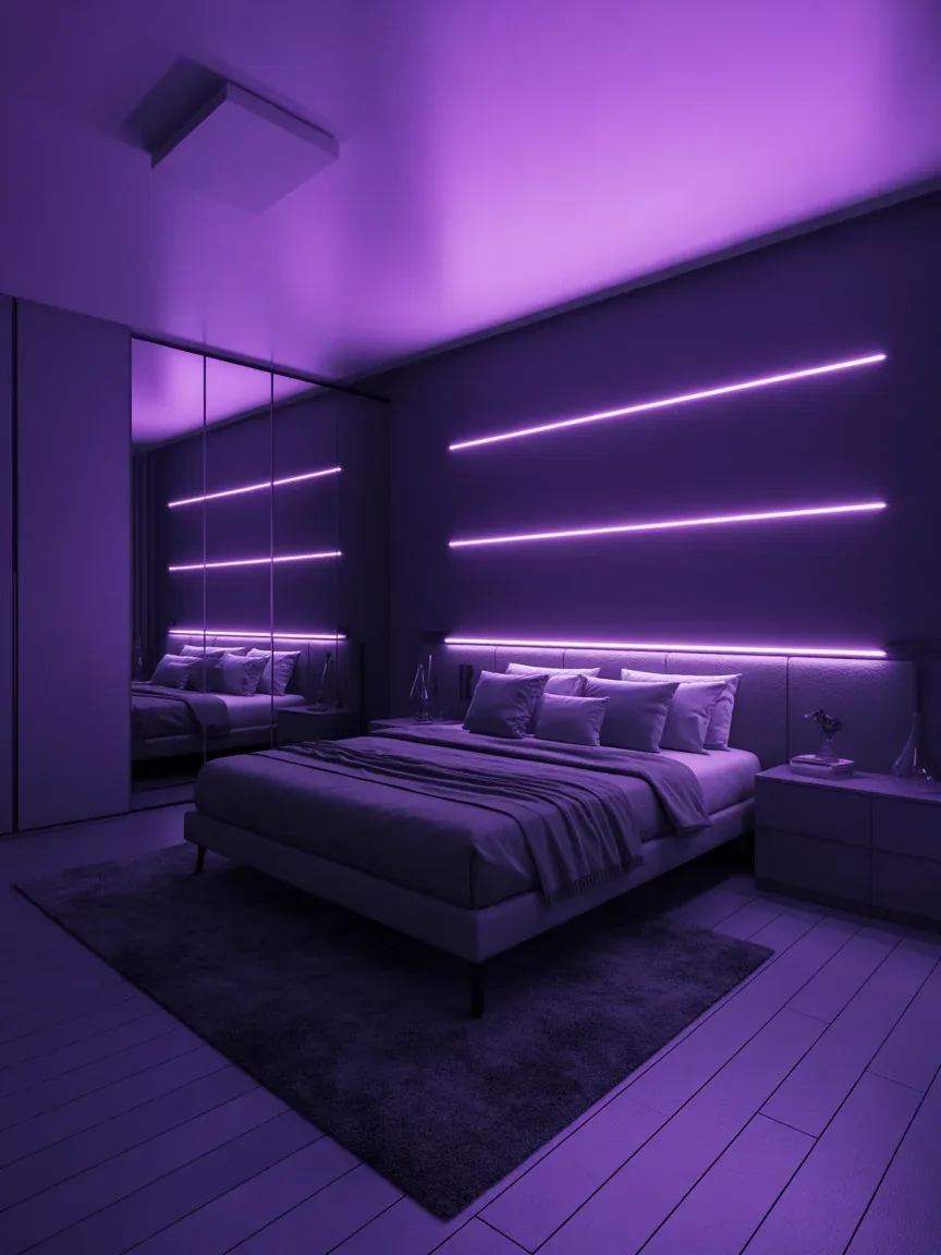 17. Futuristic LED Aesthetic Room 17. Futuristic LED Aesthetic Room