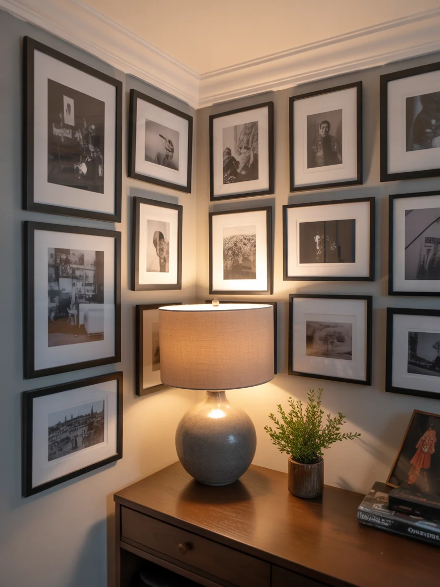 9. Gallery Corner With Frames