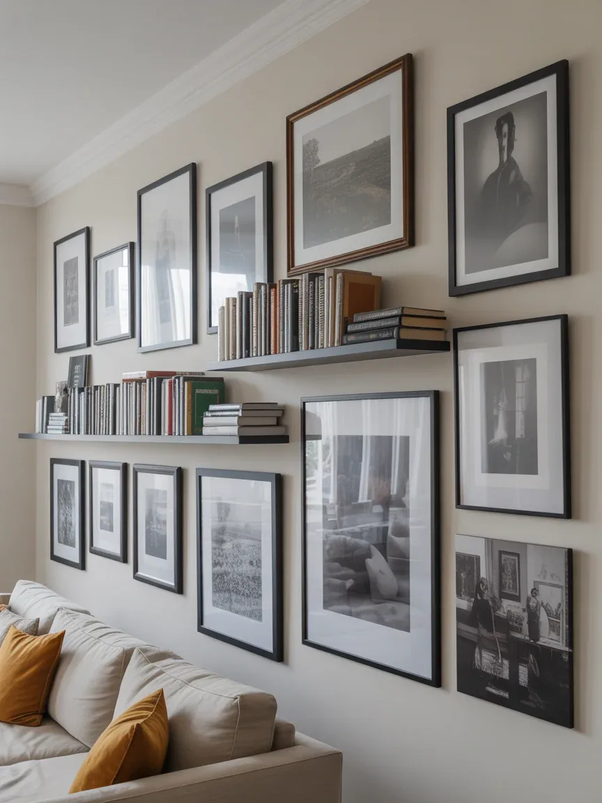 26. Gallery Wall Bookshelf Fusion 26. Gallery Wall Bookshelf Fusion