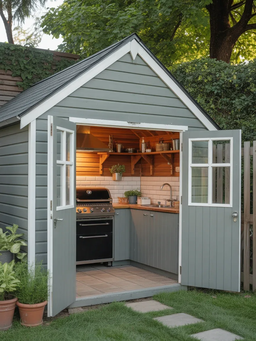 15. Garden Shed Kitchen Conversion 15. Garden Shed Kitchen Conversion