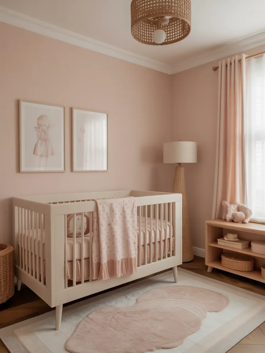 12. Gentle Pink & Cream Classic Nursery 12. Gentle Pink & Cream Classic Nursery