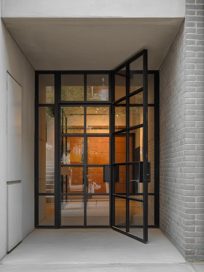 13. Glass and Metal Industrial Door 13. Glass and Metal Industrial Door