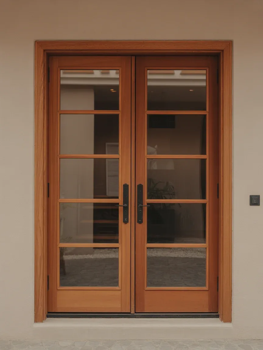 13. Glass and Wood Hybrid Doors 13. Glass and Wood Hybrid Doors