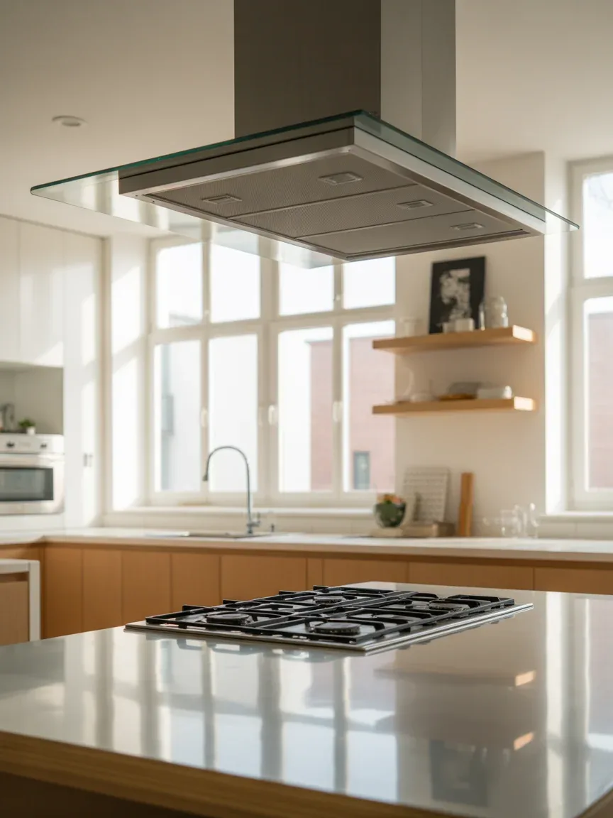 6. Glass Canopy Modern Hood 6. Glass Canopy Modern Hood