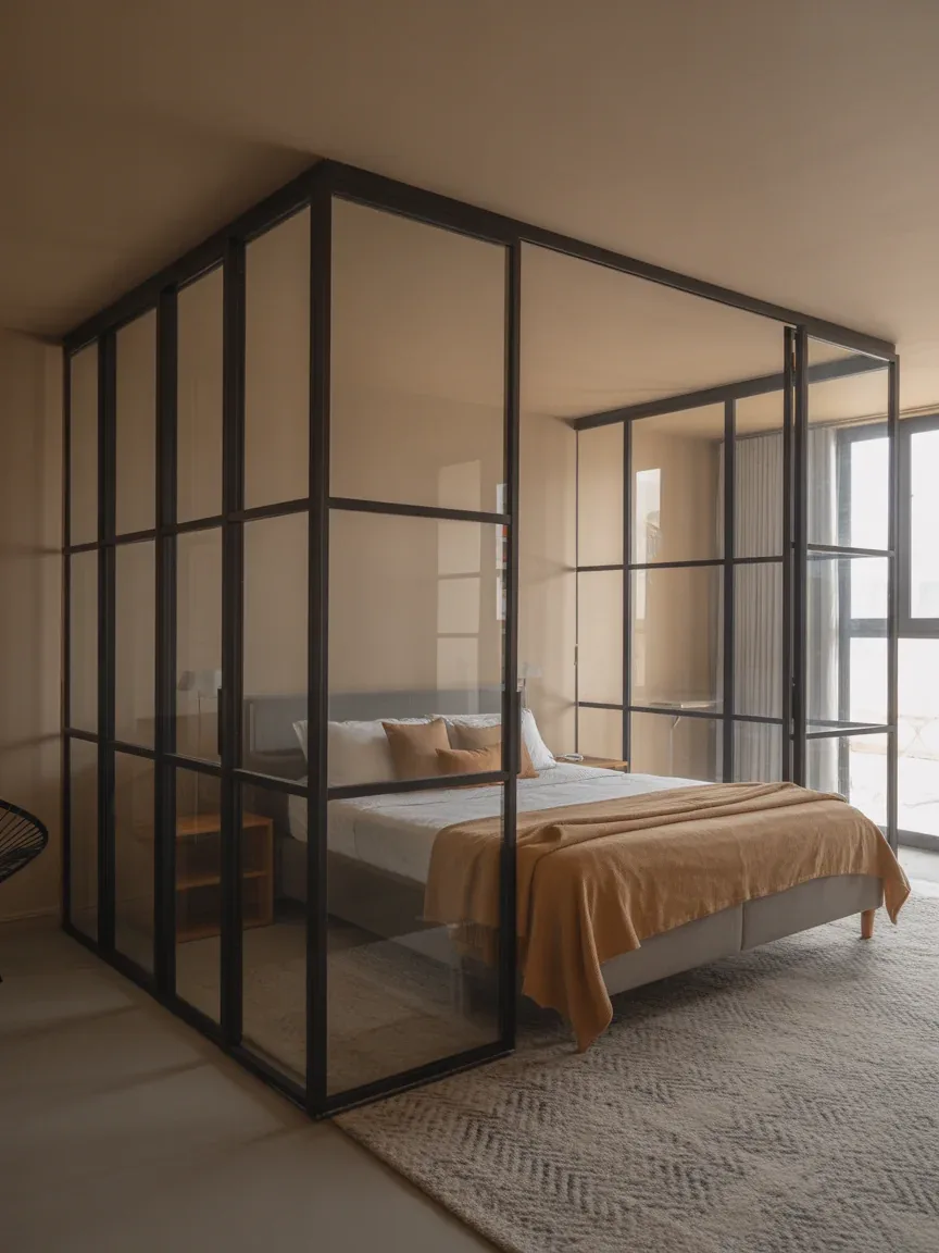 15. Glass Partition Studio Layout 15. Glass Partition Studio Layout