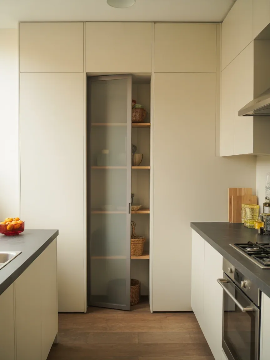17. Glass Pocket Door For Space Saving 17. Glass Pocket Door For Space Saving