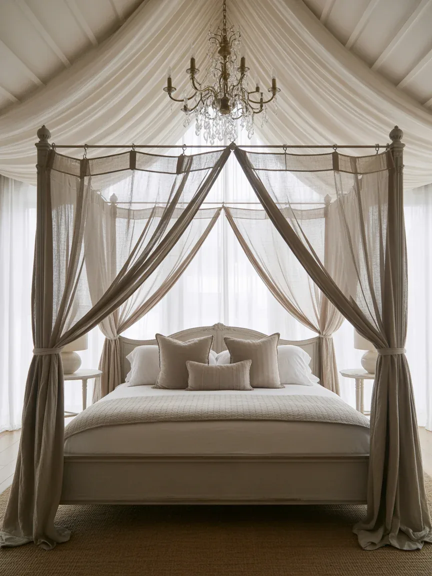 8. Grand Canopy Bed Statement Room 8. Grand Canopy Bed Statement Room