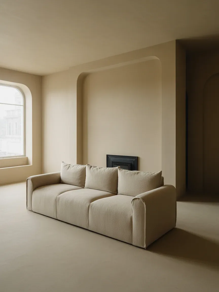24. Grand Statement Sofa + Minimal Surroundings 24. Grand Statement Sofa + Minimal Surroundings