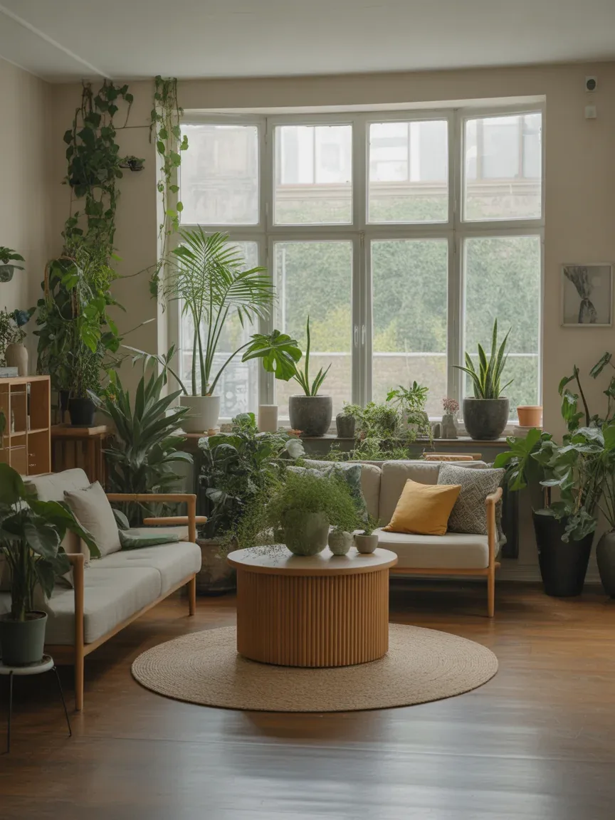 15. Green Oasis With Indoor Plants 15. Green Oasis With Indoor Plants
