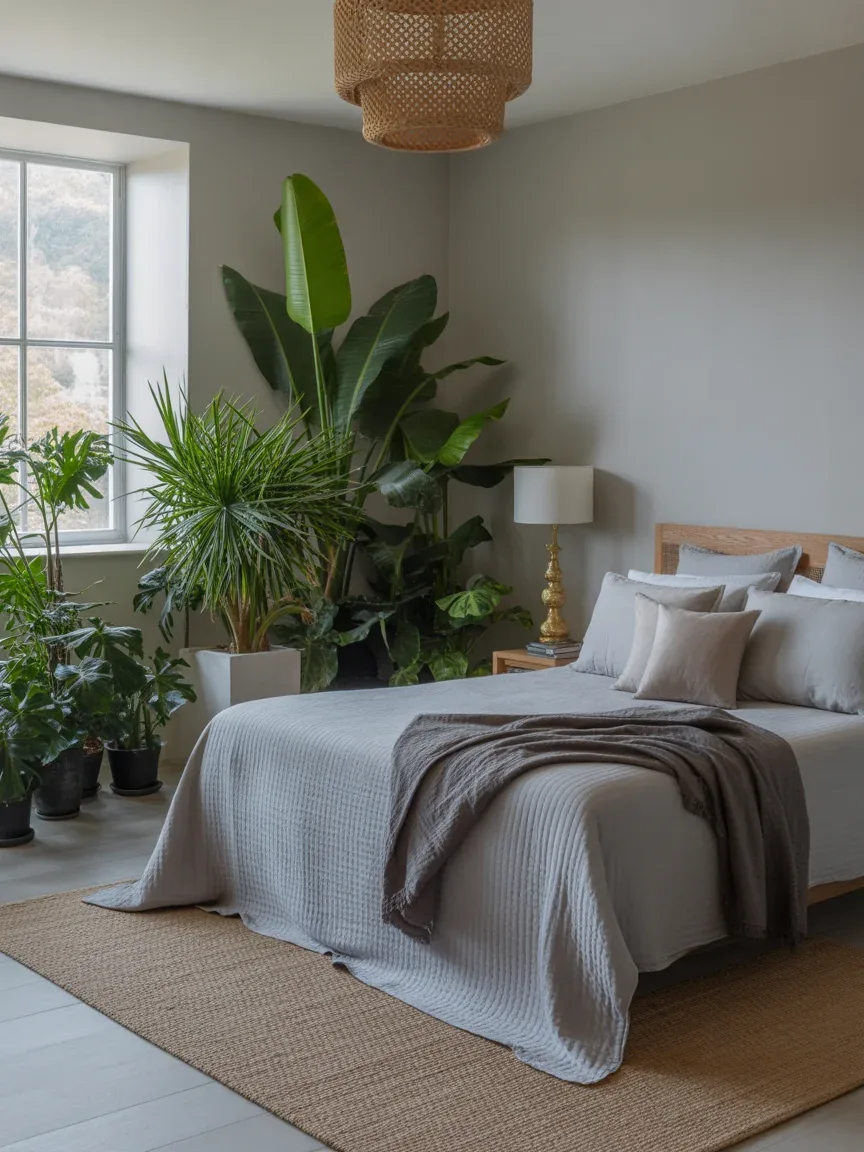 22. Grey and Green Nature-Inspired Room 22. Grey and Green Nature-Inspired Room